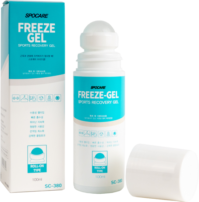 스포케어 바르는파스 근육통 손목 무릎 쿨파스 스포츠겔 SC380, 1개, 1개입