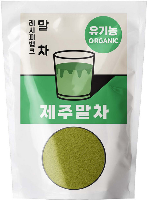 레시피뱅크 유기농 제주 말차파우더, 1개, 1개입, 500g