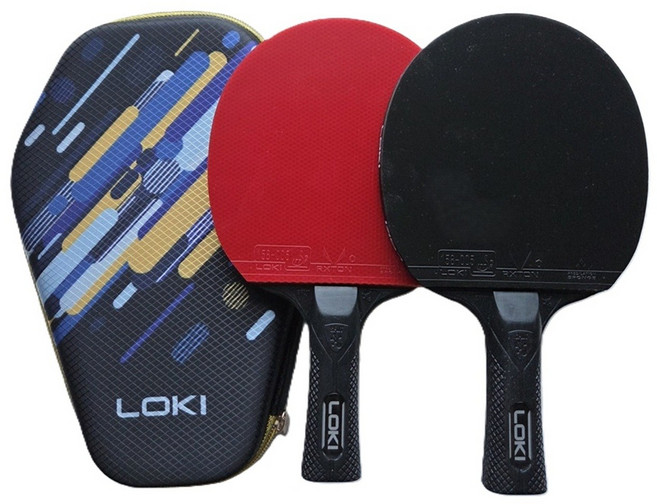 LOKI 고무 그립 탁구라켓 세트 그립 마스터 듀오 (Duo), 1세트, LOKI-GM-DU