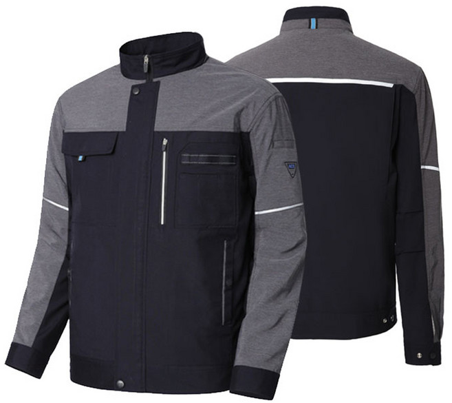 배색스판 춘추 작업복 점퍼 UPA-213J