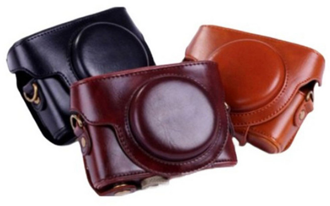 주닉스 소니 RX100 VII M1~M7 전시리즈 속사케이스, 밝은 갈색, 1개