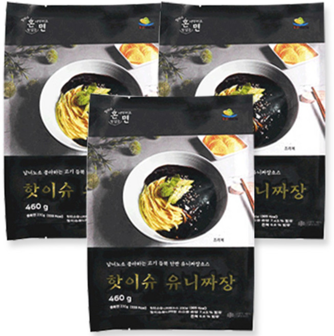 [이푸른] 탱글 유니짜장 460g x 3팩