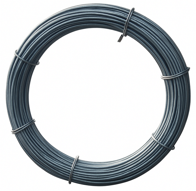 반생철사 4.0(#8)10kg(약100m) 반생이 묶음철사 거푸집 결속 원예 소둔선 구운철사