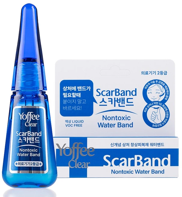 스카밴드 의료기기 2등급 액상드레싱 상처 보호 습윤 방수 액체밴드, 1개 - 쿠팡