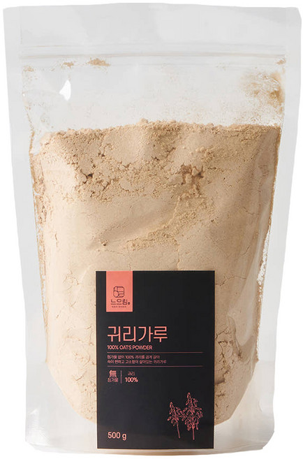 느으림 건강하게 두 번 볶은 귀리가루, 1개, 500g