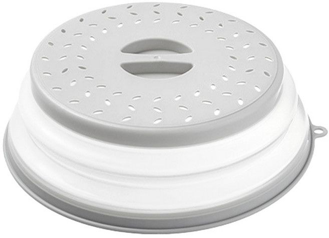 나무이야기 폴딩 전자레인지 덮개 뚜껑 푸드커버, 1개, 그레이