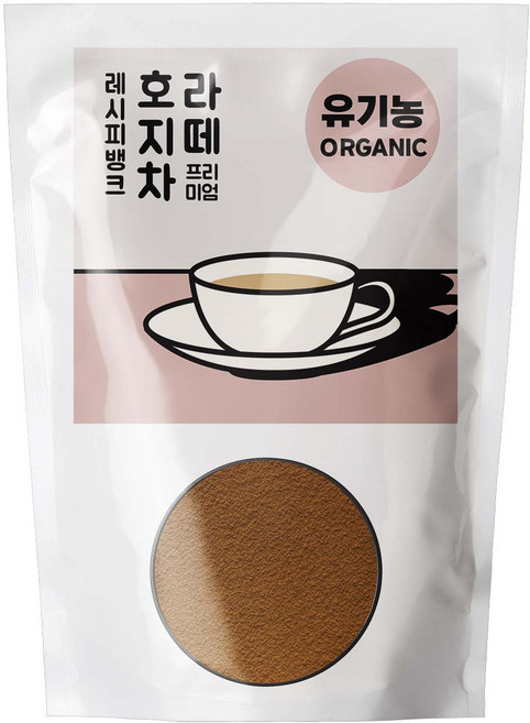 레시피뱅크 제주 유기농 호지차 파우더 호지 라떼 hoji, 1개, 500g, 1개입