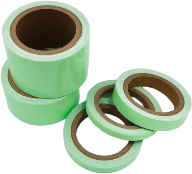 리더스 야광 테이프 축광 형광 낚시 50mm x 10M 녹색, 1개