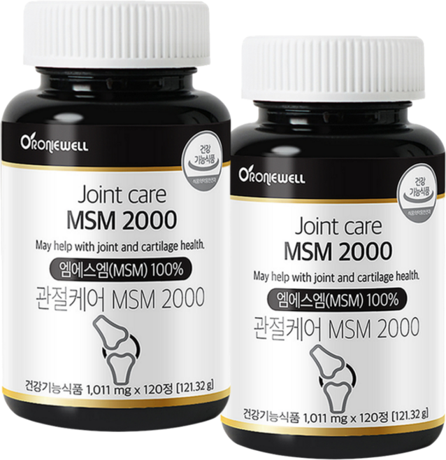 로니웰 관절케어 MSM 2000, 120정, 2개