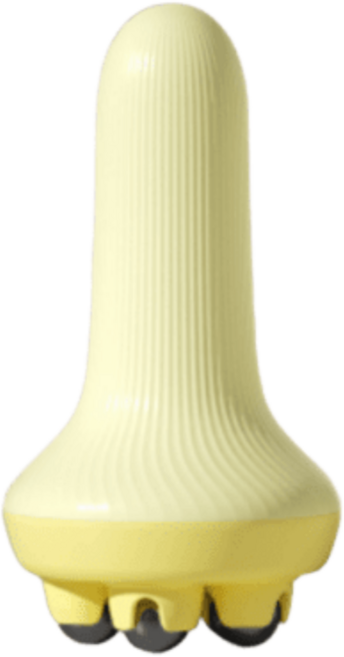 띵덕 림프순환 셀룰라이트 제거 롤러 승모근 종아리 림프절 마사지기, (마그네틱), (1개)옐로우, 1개