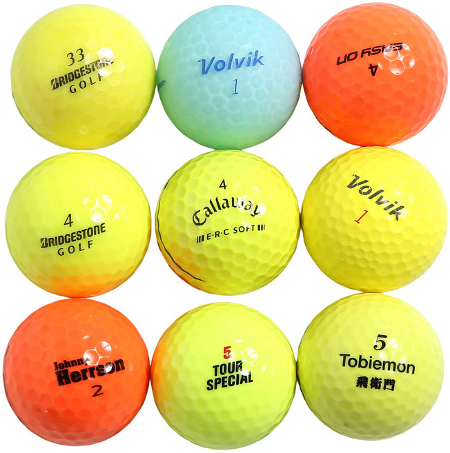 [샤인로스트볼] 메이저브랜드 토탈 컬러 특A+급, 1세트, 30개입, 칼라