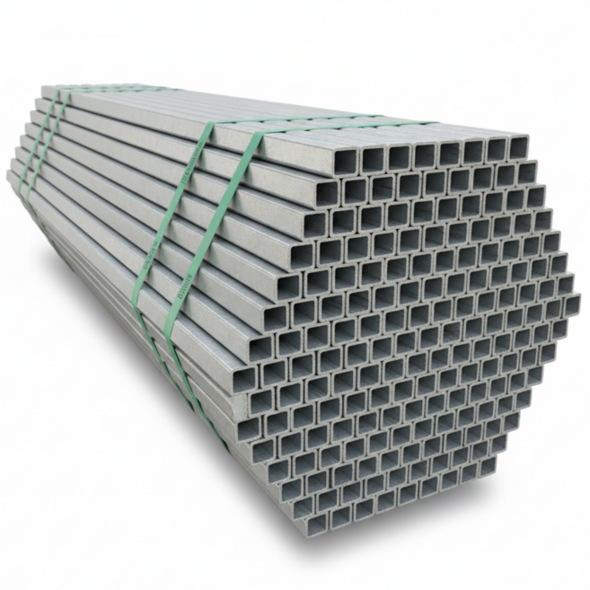 30mm 아연 각파이프 3m (5개묶음) 농업용파이프