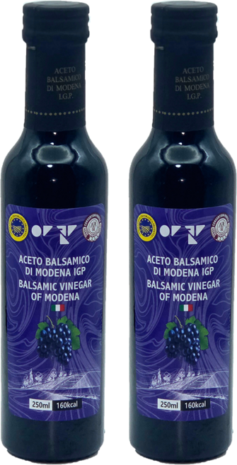 올리아베 이탈리아 모데나 IGP 발사믹 식초, 2개, 250ml