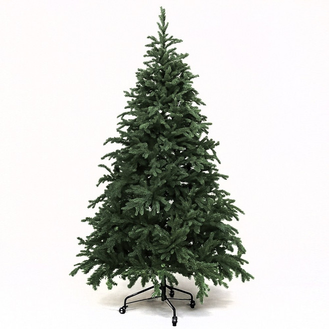 파티앤트리 대형 초대형 고급 PE 100% 업소용 크리스마스 트리 무장식 전나무 이동식 바퀴 카페 호텔 2.1M 2.4M 3.0M, 대형 PE100 트리