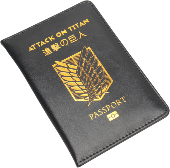 진격의거인 여권 케이스 커버지갑