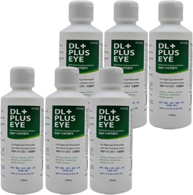휴먼바이오 디엘플러스아이 드림렌즈다목적용액 150ML 6개