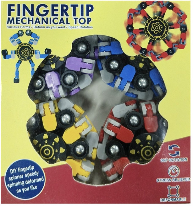 스피너 키덜트 피젯 피젯토이 손 손까락 어른 피젯스피너 로봇 변신로봇 집콕놀이 장난감 초등학생 어린이날 선물 어린이, 4개세트, 1개