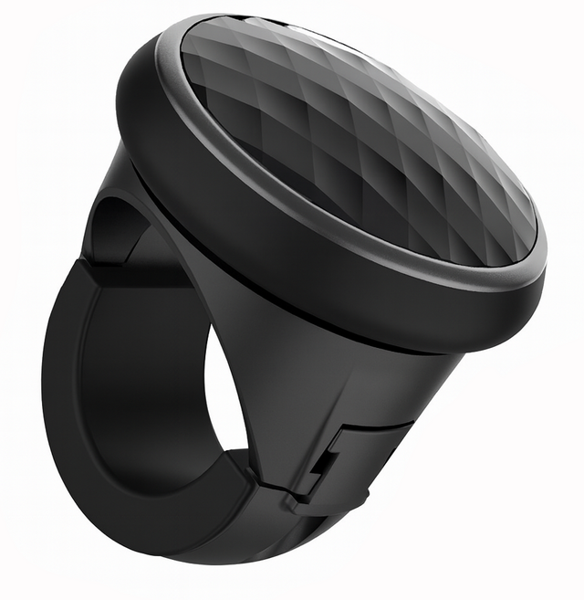 와티케 한손 조작 부드러운 회전 스티어링 휠 부스터, 블랙