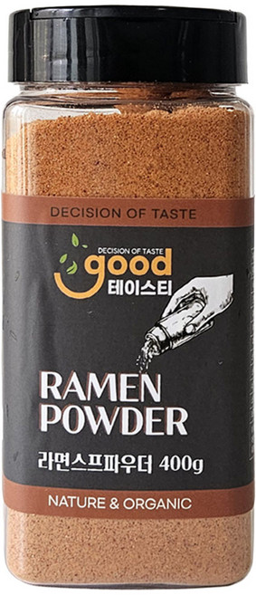 굿테이스티 라면스프 파우더 400g 라면 스프 분말 가루 국물 향신료 시즈닝, 1개