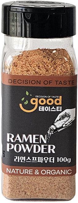 굿테이스티 라면스프 파우더 100g 라면 스프 분말 가루 국물 향신료 시즈닝, 1개