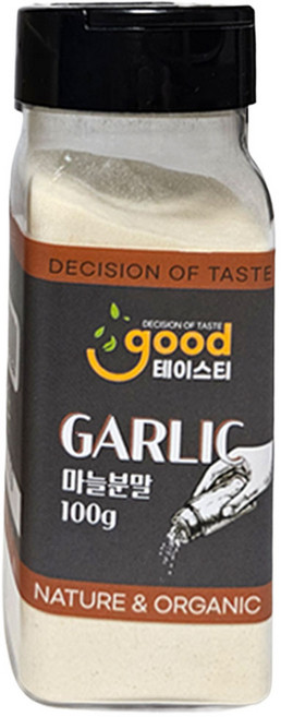 굿테이스티 마늘분말 100g 마늘가루 갈릭파우더 향신료 시즈닝 파우더, 1개