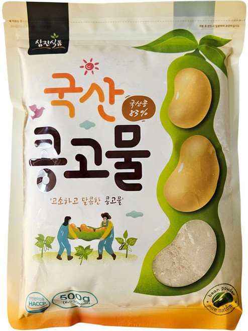 삼진식품 국산 콩고물 500g 콩가루 떡고물 인절미 가루 빙수용, 1개