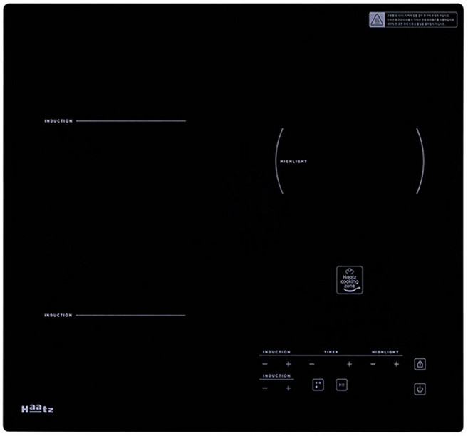 하츠 IH-366DTL 매립형 전기레인지 3구 전기쿡탑 하이라이트 인덕션 하이브리드, 빌트인