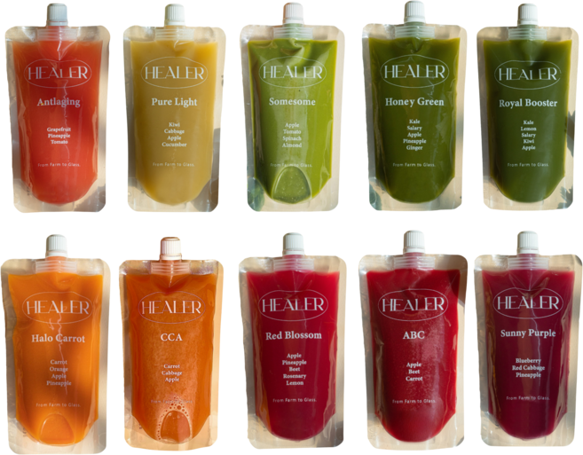 착즙주스10종(총20팩) 19가지 재료 케일 샐러리 비트 양배추 사과 클렌즈 다이어트 선물용, 200ml