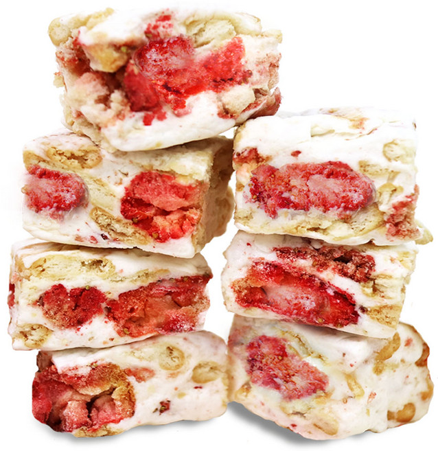 쫀득한 마시멜로 쿠키 쫀득쿠키 설화병 딸기, 1개, 딸기 400g