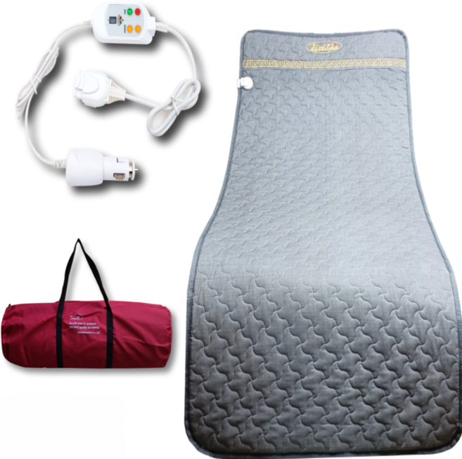 웰스파 12V 전자파 안심 차량용 전기장판, 1개, 블랙