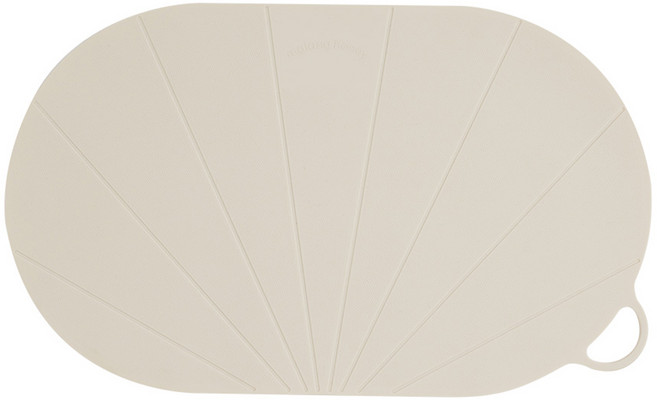 말랑하니 욕실 욕조 미끄럼방지 흡착 매트 36 x 22 cm, 1개, 아몬드밀크