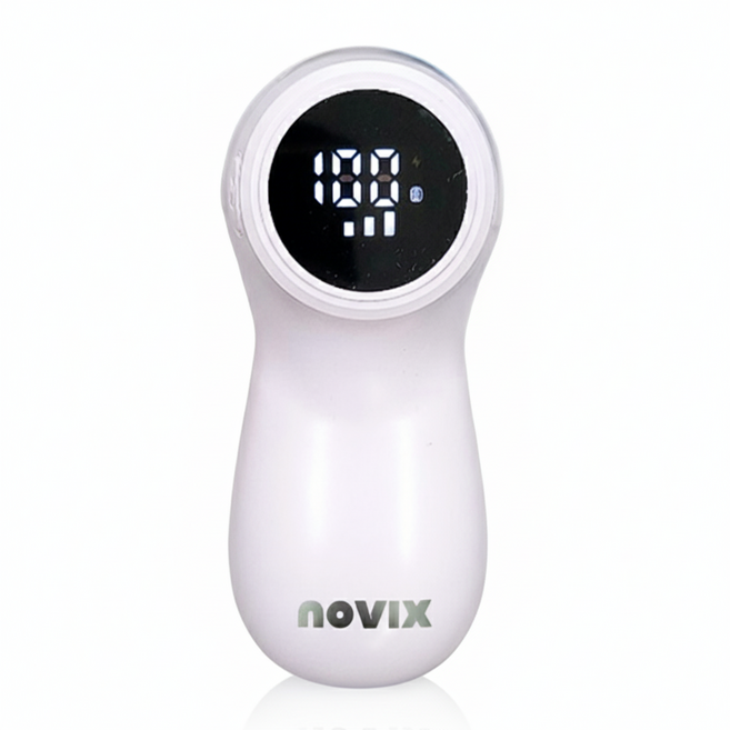 노빅스 보풀제거기 휴대용 충전식 6중날, 라일락 퍼플