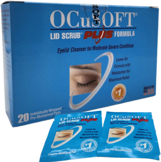오큐소프트 리드 스크럽 플러스 20패드 눈꺼풀세정제 눈세척 눈청소 마이봄샘 리드크리너 [사용기한.2027.09.30], 20개, 29g
