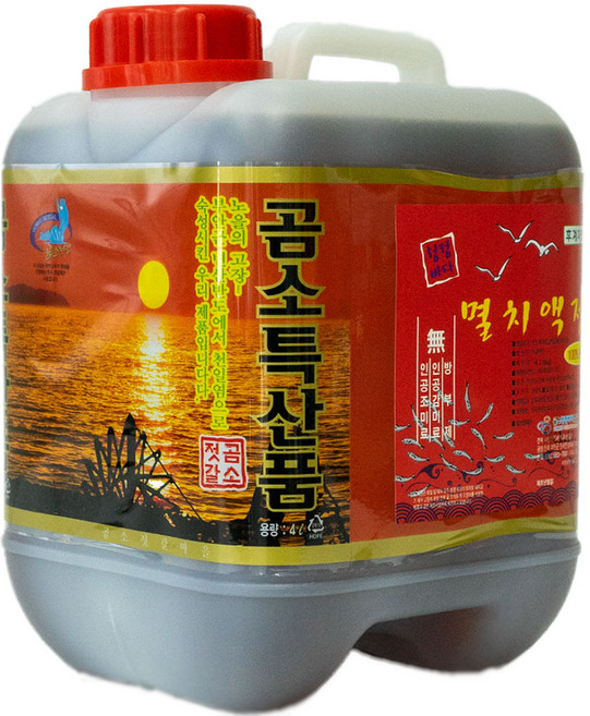 [젓갈이야기] 깊은맛을 선사 해 주는 곰소 멸치액젓 5kg(4L), 4L, 1개