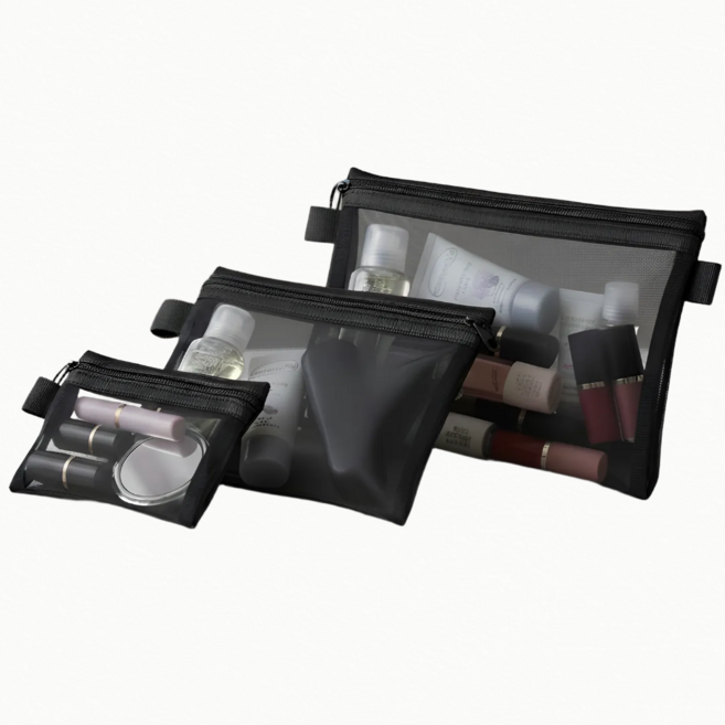 웨일플래닛 망사 메쉬 파우치