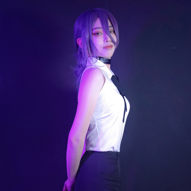 체인소맨 레제 의상 할로윈 코스튬 폭탄의 악마 미타카 아사 애니 코스프레