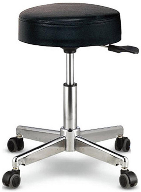 국산 진찰의자 미용 실험실의자 병원 요양원 빵의자 원형 스툴의자 진료, 도금사발 바퀴