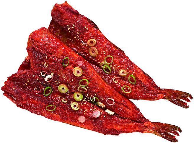 [맛해찬] 황금바람 수제비법 코다리 양념구이 한팩당 두마리 양념명장의 맛!, 5개, 480g