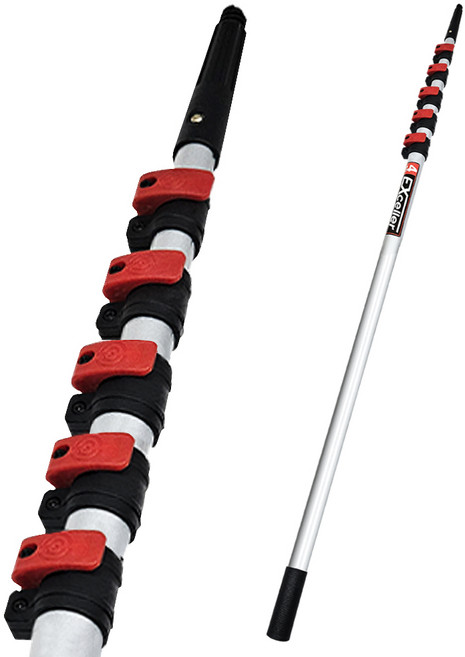 엑셀라 폴대 80cm 1.6m 3.1m 5.6m 7.6m (장대 지름22mm 다용도 도구연결 길이조절 긴장대 미니폴대), 엑셀라 미니, 1개, 기본