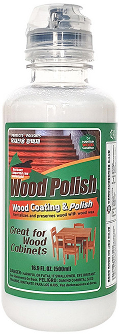 가구오일 레몬 500ml (폴리쉬오일 가구광택제 가구클리너 목재오일), 04-1.우드폴리쉬(가구왁스)_1L, 1개