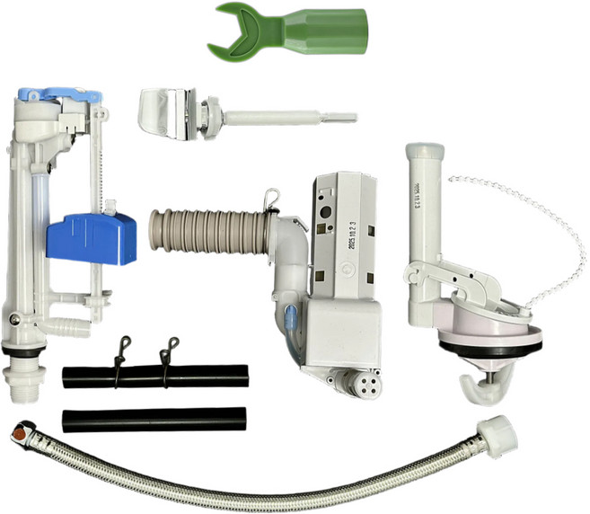 [요일테크] 대림바스 원피스 양변기 부속CC-207용 SET + 양변기호스 + 그린복스, 1개