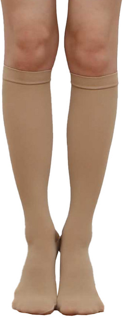 실루엣 의료용 압박스타킹 무릎형 발막힘 압박밴드, 1세트, 종아리/무릎형, 스킨