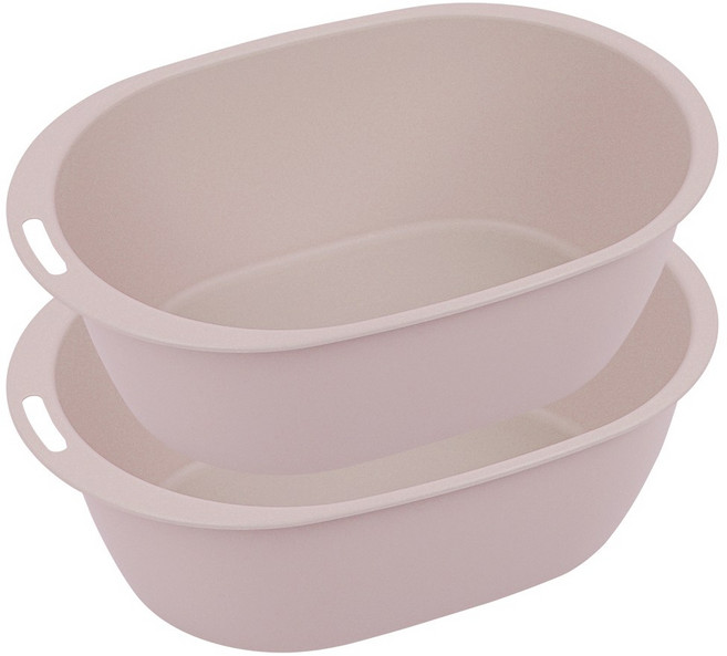 말랑하니 헹굼욕조 아기올인원 신생아욕조, 욕조, 2개, 아몬드밀크