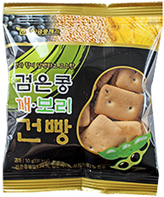 검은콩깨보리건빵, 30g, 30개