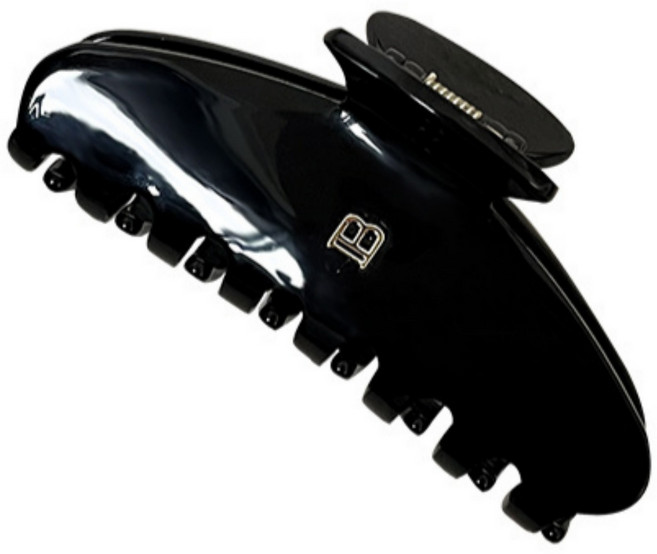 벨라민 호피 집게핀 반묶음 올림머리 중형