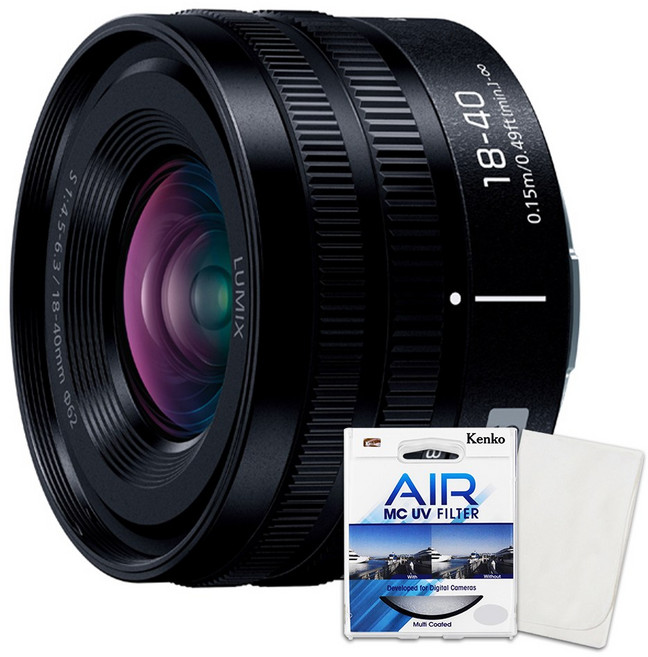 파나소닉 루믹스 S 18-40mm F4.5-6.3 LUMIX S-R1840 +켄코필터+융 /ED, 파나소닉 루믹스 S 18-40mm F4.5-6.3 블랙