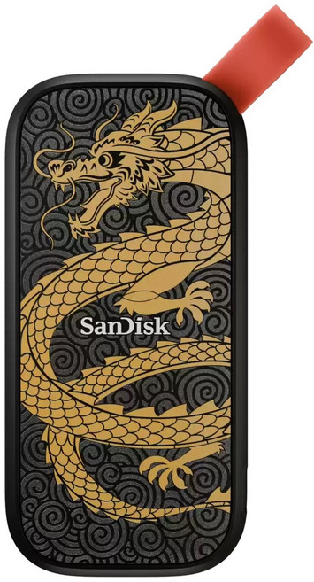 샌디스크 외장 SSD Dragon Edition E30 GD 포터블 드레곤 스페셜에디션, 1TB