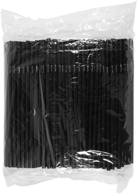 TYP 자바라빨대 7*25cm 검정 벌크포장 1박스 10000개, 10000개입