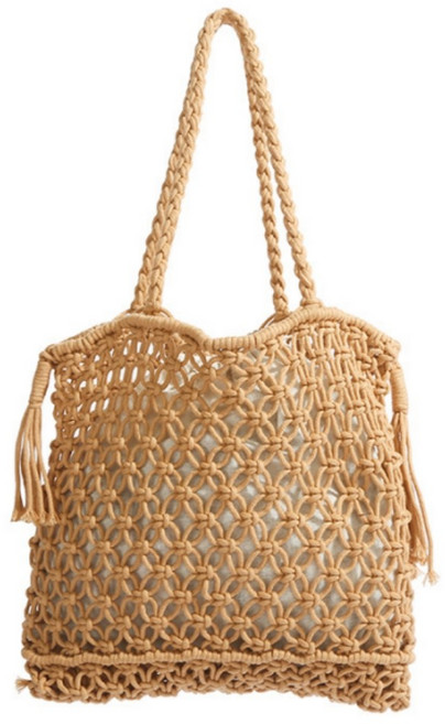 타니티니 뜨개 네트 다용도 여름 숄더백