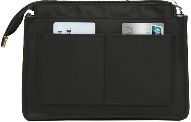 심플앤글로우 탄탄한 나일론 앞포켓 지퍼형 이너백 이너파우치